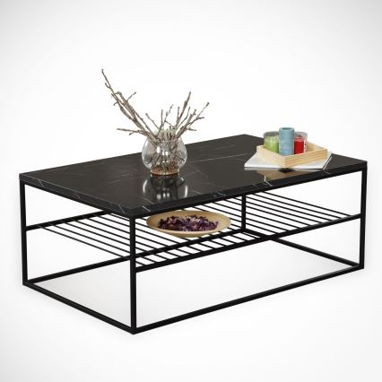 Coffee table ETNA 43x95 cm black
