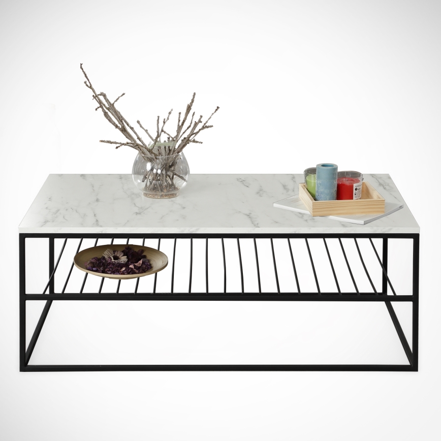 Coffee table ETNA 43x95 cm grey/black