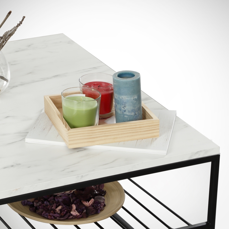 Coffee table ETNA 43x95 cm grey/black