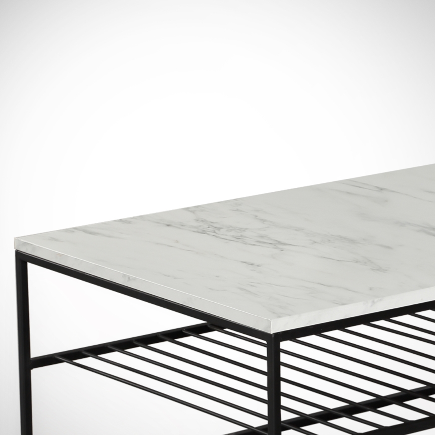 Coffee table ETNA 43x95 cm grey/black