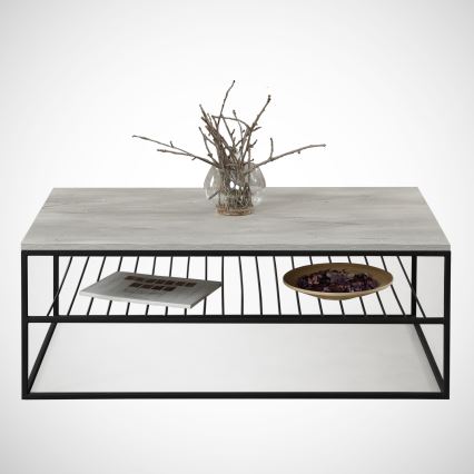 Coffee table ETNA 43x95 cm grey