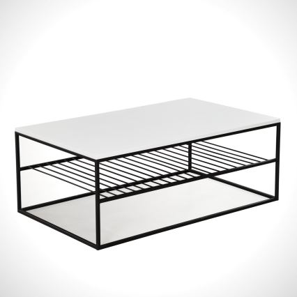 Coffee table ETNA 43x95 cm white/black