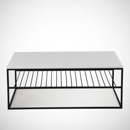 Coffee table ETNA 43x95 cm white/black