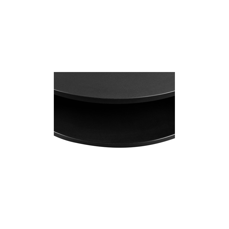 Coffee table FIKOLI 40x75 cm black/golden oak