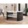 Coffee table FIKOLI 40x75 cm black/white