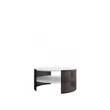 Coffee table FIKOLI 40x75 cm black/white