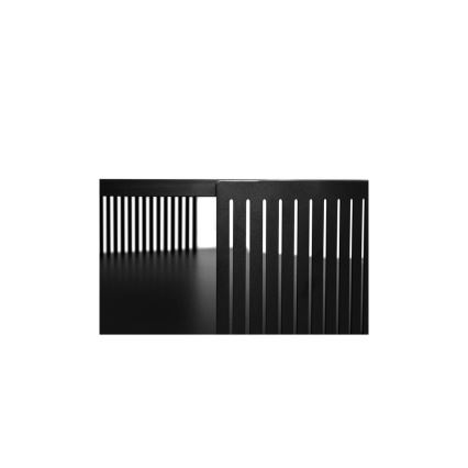 Coffee table FIKOLI 40x75 cm black/white