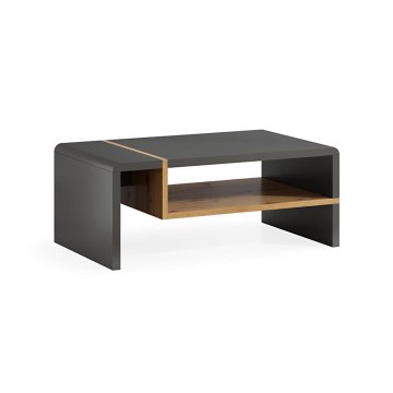 Coffee table FRED anthracite/oak artisan
