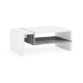 Coffee table FRED white/grey