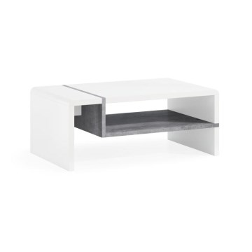 Coffee table FRED white/grey