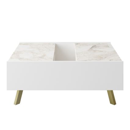 Coffee table FRIDA 63x90 cm white
