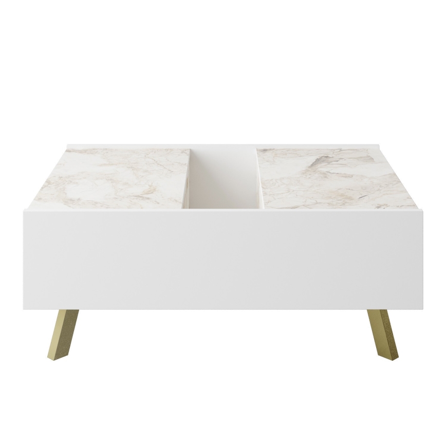 Coffee table FRIDA 63x90 cm white