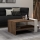 Coffee table GAYE 35x80 cm brown/white