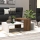 Coffee table GLOW 32x80 cm white/brown