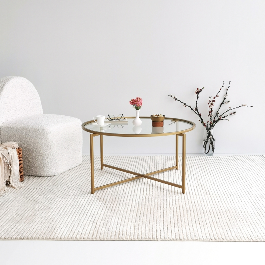 Coffee table GOLD SUN 40x83 cm gold