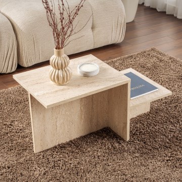 Coffee table HARMONY 40x80 cm beige