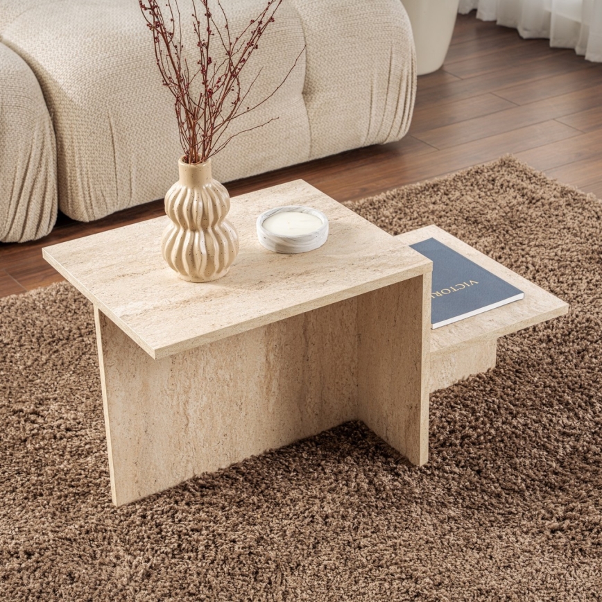 Coffee table HARMONY 40x80 cm beige