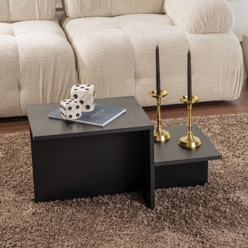 Coffee table HARMONY 40x80 cm black