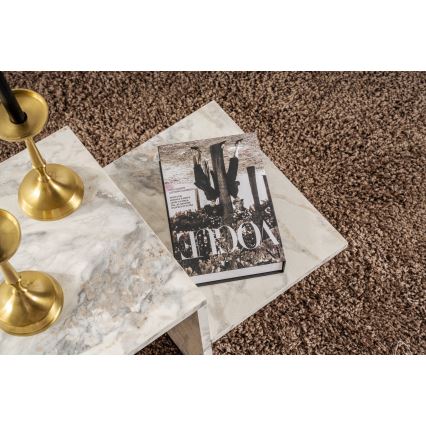 Coffee table HARMONY 40x80 cm marble decor