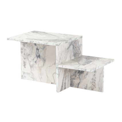 Coffee table HARMONY 40x80 cm marble decor