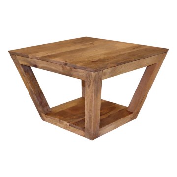 Coffee table HINA 60x60 cm solid wood/mango tree