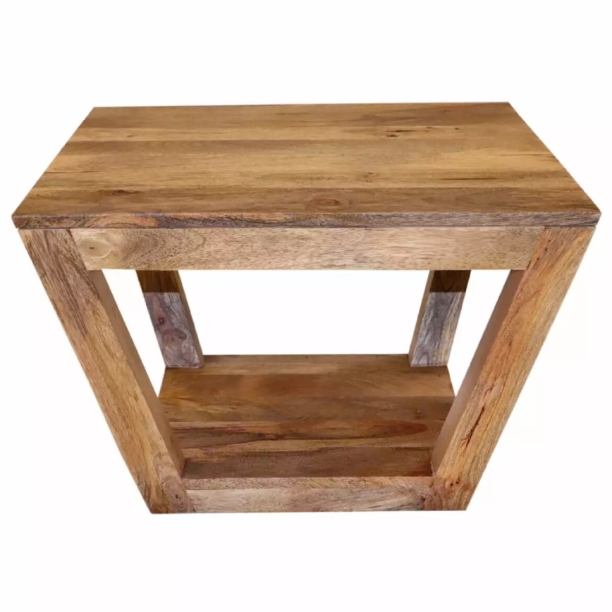Coffee table HINA 60x60 cm solid wood/mango tree