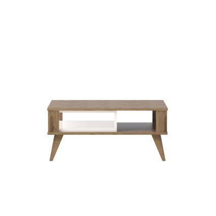 Coffee table IONIS 40x90 cm brown/white