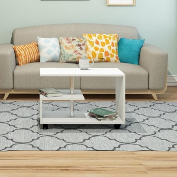 Coffee table KARANFIL 52,5x80 cm white