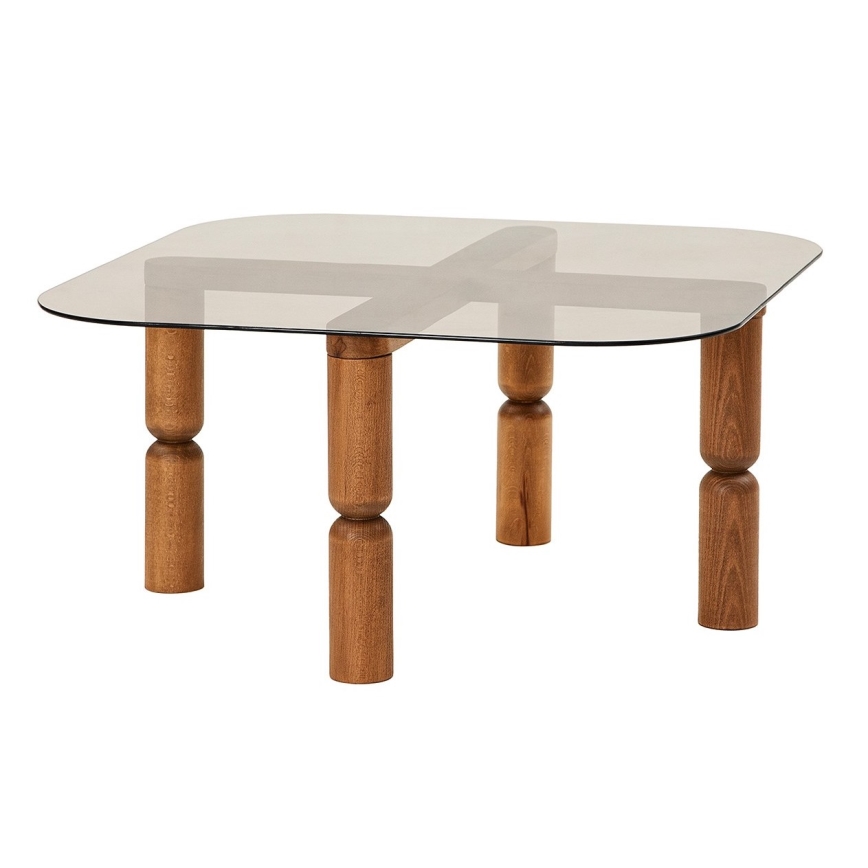 Coffee table KEI 40x80 cm brown/bronze