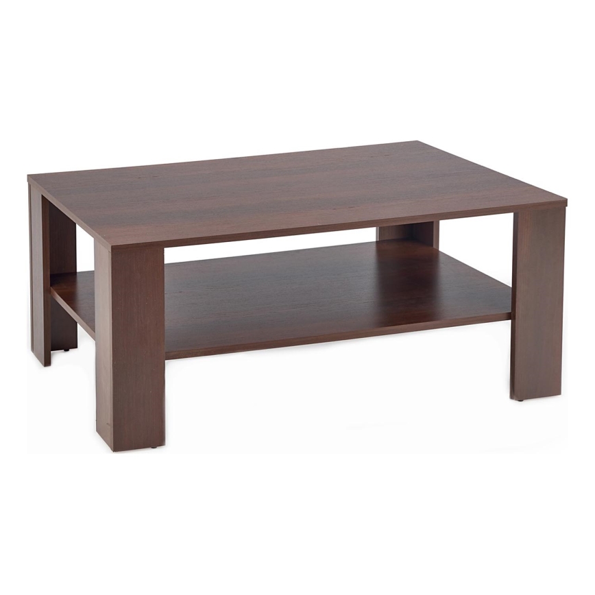 Coffee table KWADRO 53x110 cm dark walnut