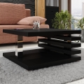 Coffee table KYOTO 31x60 cm matte black