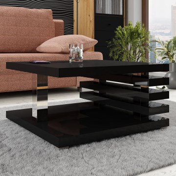Coffee table KYOTO 31x60 cm shiny black