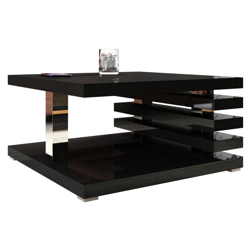 Coffee table KYOTO 31x60 cm shiny black