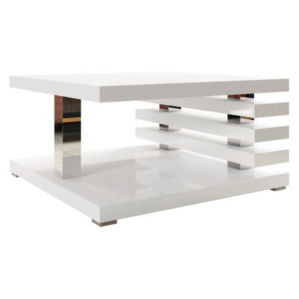 Coffee table KYOTO 31x60 cm shiny white