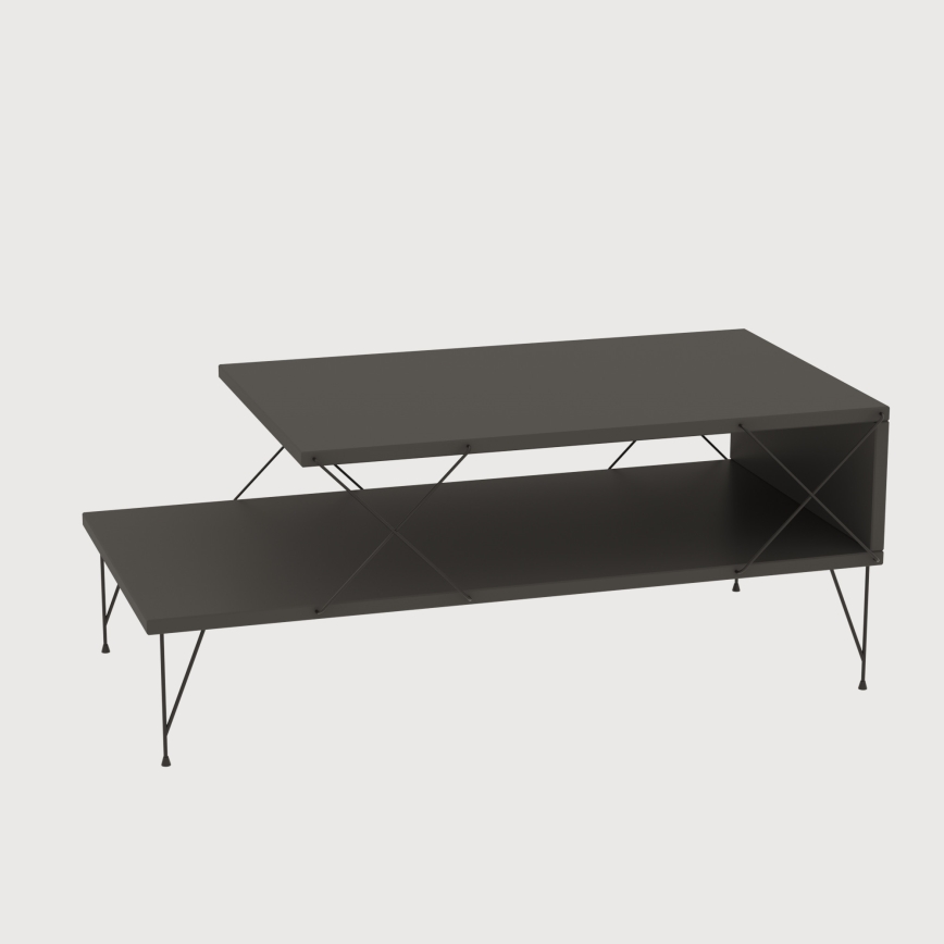 Coffee table LOIRE 40x100 cm anthracite