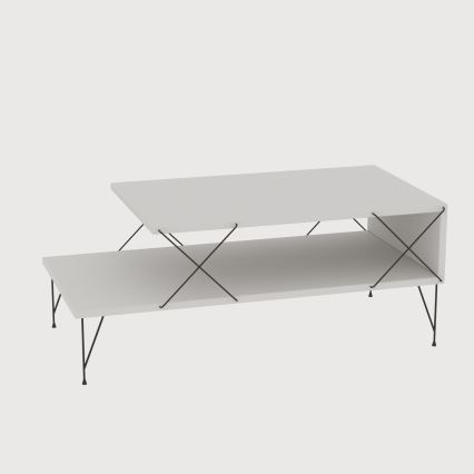 Coffee table LOIRE 40x100 cm white