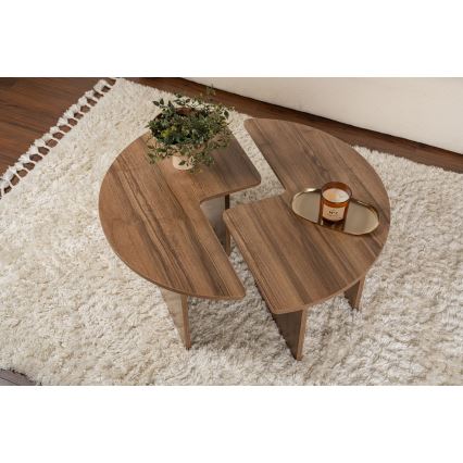 Coffee table LUVIA walnut