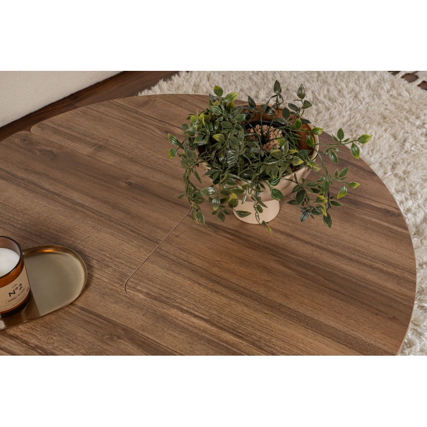 Coffee table LUVIA walnut