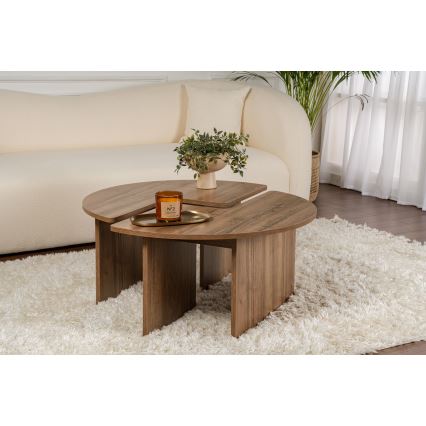 Coffee table LUVIA walnut
