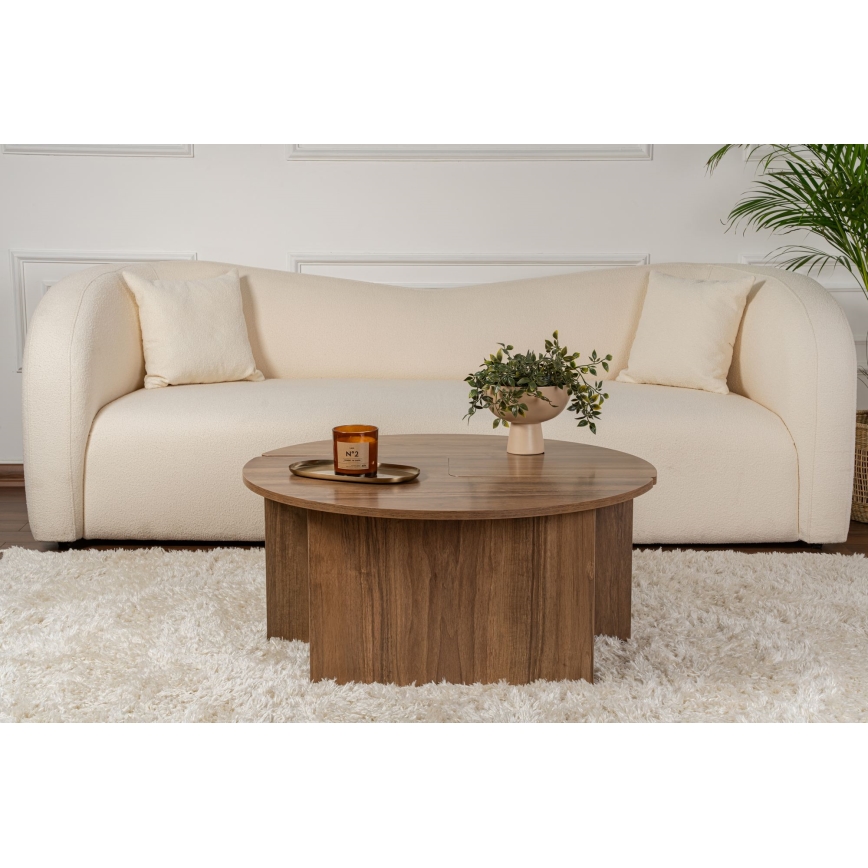Coffee table LUVIA walnut