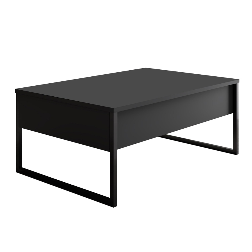 Coffee table LUXE 40x90 cm anthracite/black