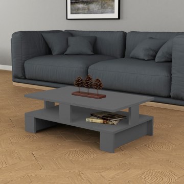 Coffee table MANSU 27,5x80 cm antracite