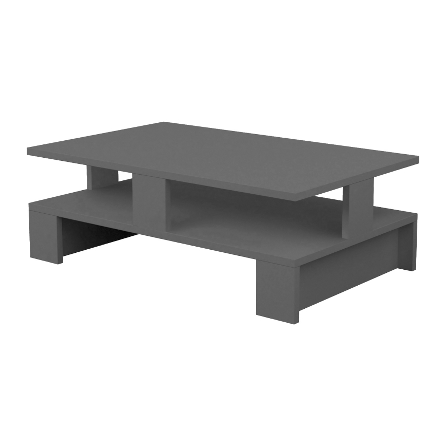 Coffee table MANSU 27,5x80 cm antracite