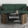 Coffee table MARBEL 40x75 cm brown/black