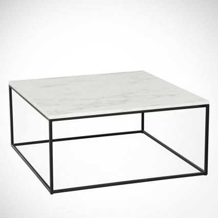 Coffee table MARMO 43x75 cm black/white