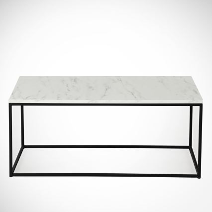Coffee table MARMO 43x95 cm black/white