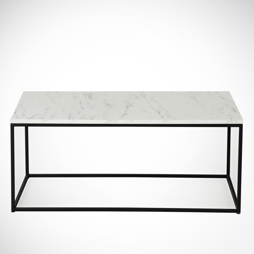 Coffee table MARMO 43x95 cm black/white