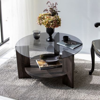 Coffee table MONDO 40x75 cm pine/black