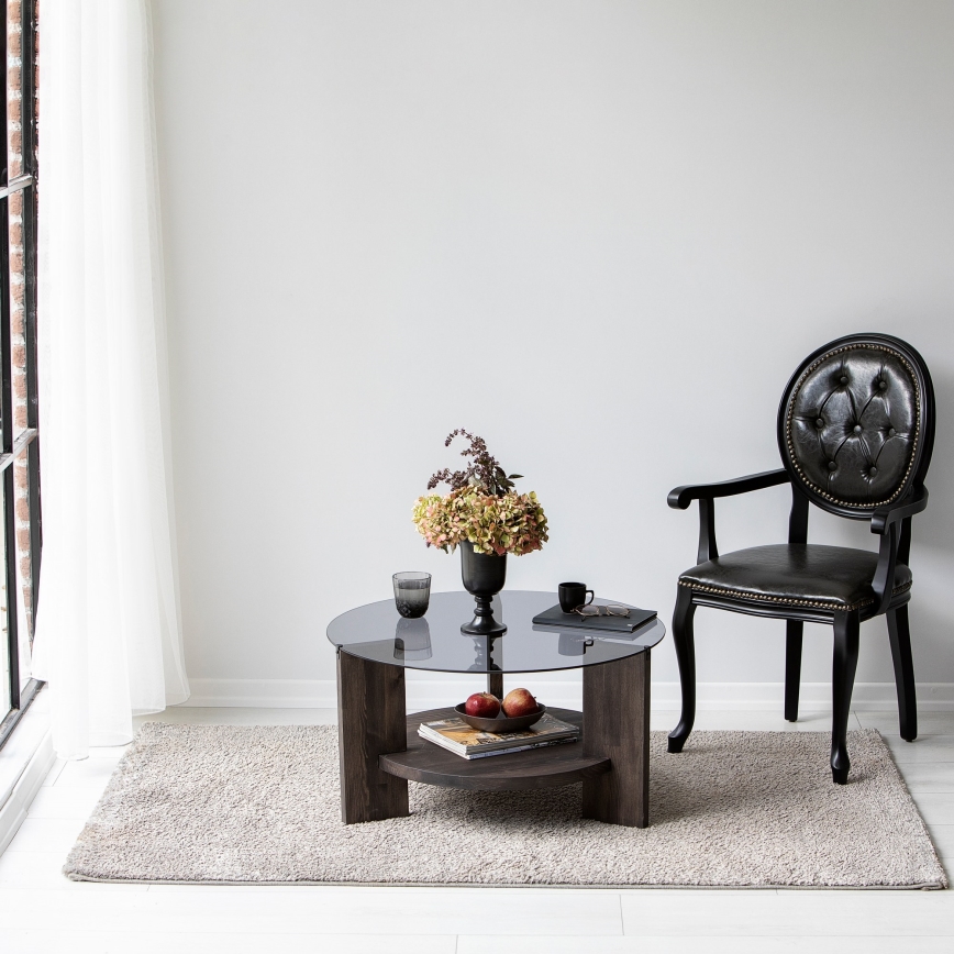 Coffee table MONDO 40x75 cm pine/black