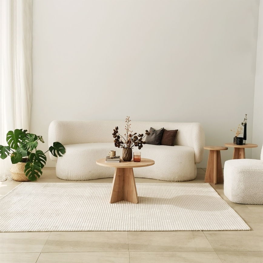 Coffee table MUSHROOM 40x60 cm sapphire oak